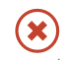 icone- x rouge dans cercle